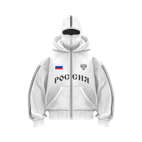 Россия Balaclava Hoodie