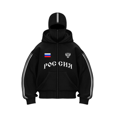 Россия Balaclava Hoodie