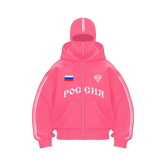 Россия Balaclava Hoodie