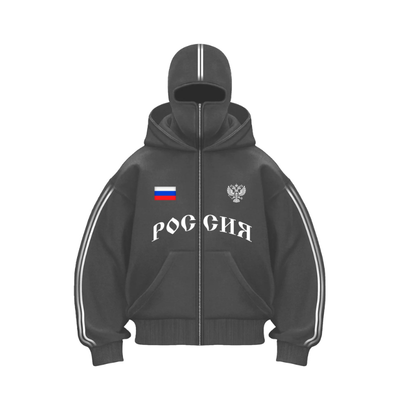 Россия Balaclava Hoodie